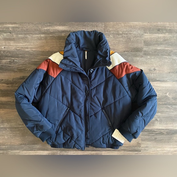 Free People Heidi Puffer Ski Jacket Medium - Picture 8 of 13